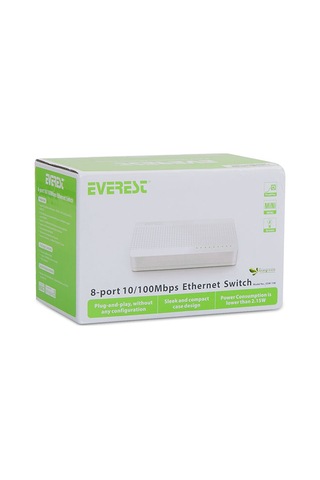 Everest ESW-108 8 Port 10/100 Mbps Fast Ethernet Switch