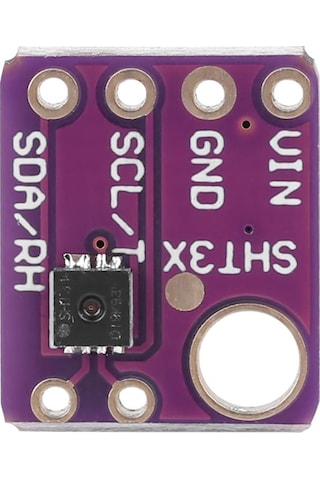 Gy-sht31-d Yüksek Hassasiyetli Dijital Sıcaklık Ve Nem Sensörü Modülü I2c Arduino Uyumlu
