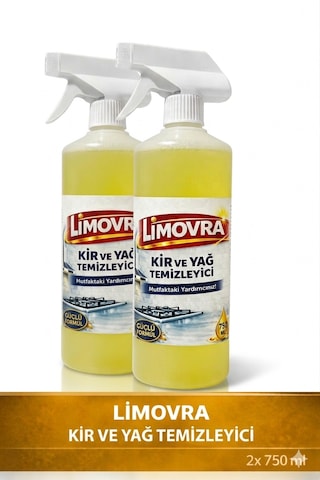 Limovra Mutfak Kir Yağ Sökücü 2 x 750 ML