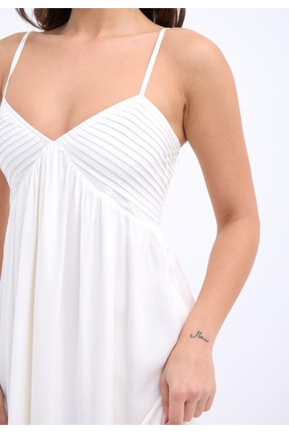 7322 Elbise-ekru Ekru