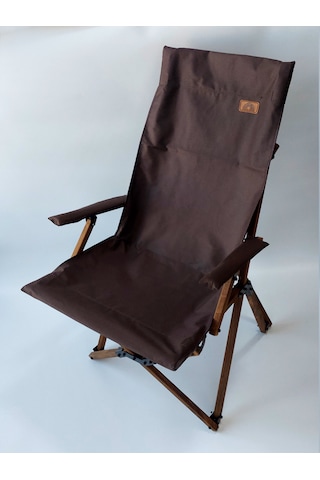 Joyfull Turtle Ahşap - Kollu Katlanır Sandalye -kahverengi Kılıf Kahverengi