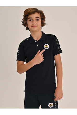 Fenerbahçe Lacivert Tribün Basic Çocuk Polo Tshirt Fb Laci Yeni