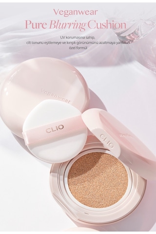 Clio Veganwear Pure Blurring Cushion+ Refill SPF50+ 3 Linen