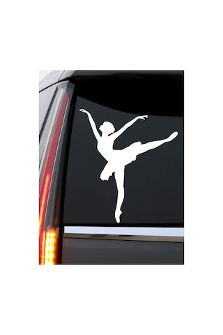 Balerin Dansçı Sticker Vinil Çıkartma 15 X 10