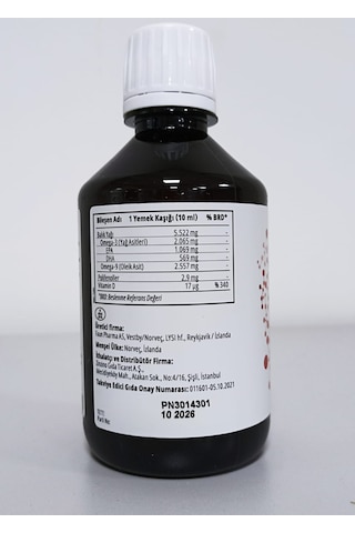 Zinzino Balanceoil Omega 3 Ve D Vitamini Greyfurt Ve Limon 300 Ml