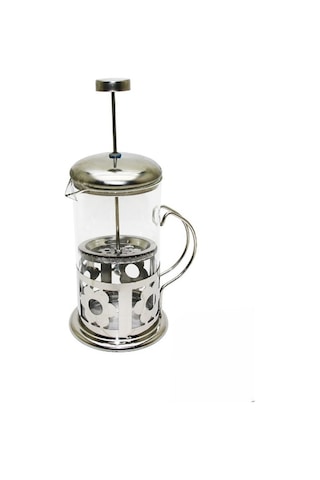 Konyax Çelik Kulplu Cam French Press - 350 Ml Diğer