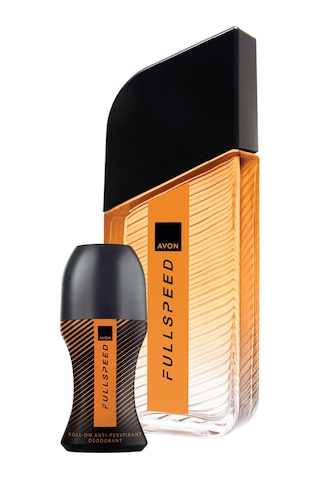 Avon Full Speed Erkek Parfüm Edt 75 Ml Ve 50 Ml Roll On Hediyelik Set Şık Tasarım Turunçgil