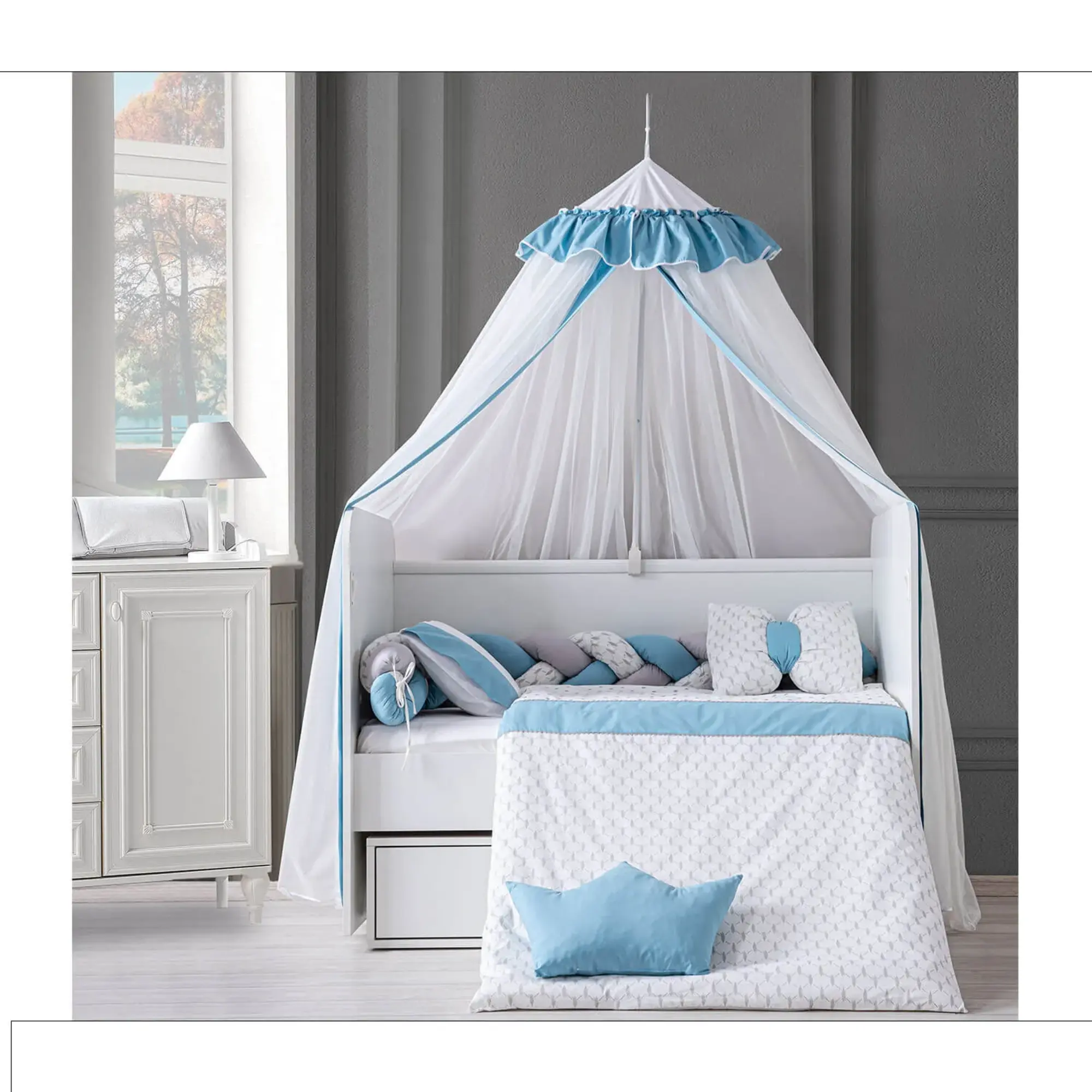 Pierre Cardin Dynamic Timmie Bebek Uyku Seti 75x130 Mavi