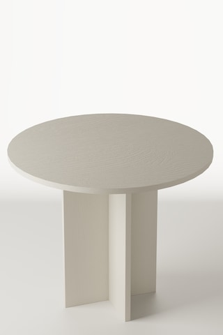 Harmony Sora Oval Masa 90x75x90 Cm Aytaşı Sadece Masa - Modern Tasarım Antrasit