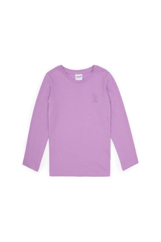 U.s. Polo Assn. Kız Çocuk Lila Tişört Basic 50317923-vr034 Lıla