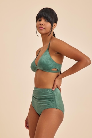 Amarelle Bali Yeşil Yüksek Belli Toparlayıcı Bikini Alt Yeşil