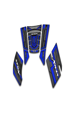 Xmax Tank Pad Seti 2019-23 Karbon Mavi Xmax Tank Pad Seti 2019-23 Karbon Mavi