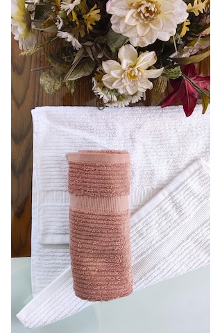 2.li Set Çeyizlik Premium Süper Soft Lüx Cotton 45x70cm. El Ve Yüz Havlusu %100 Pamuk Renkli