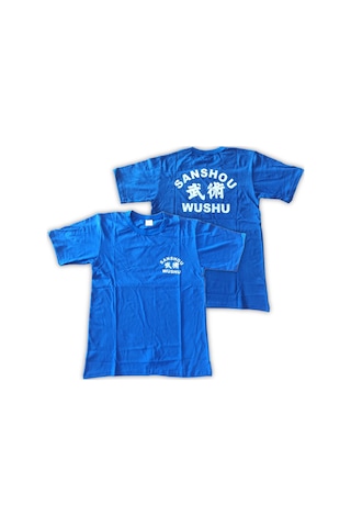 Kimono Penye Wushu Tişörtü Mavi