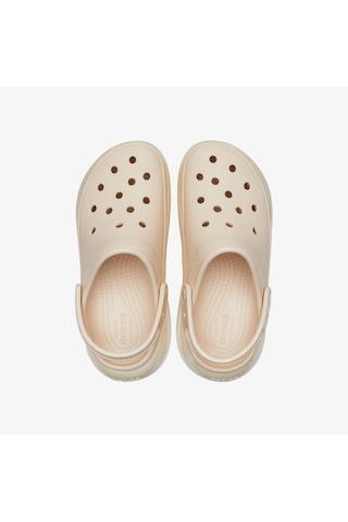 Crocs Classic Mega Crush Platform Kadın Krem Terlik Düz 207988 Krem