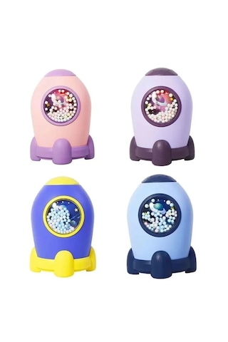 Büyük Boy Şifreli Işıklı Roket Kumbara 17x10cm