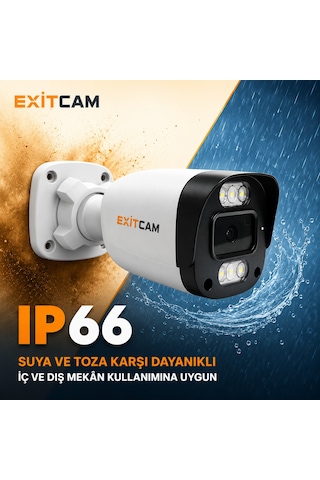 Exitcam 14 Kameralı Full Hd Sesli Ahd Güvenlik Seti 320 Gb Hdd, 240 Metre Kablo, Renkli Gece Görüşü