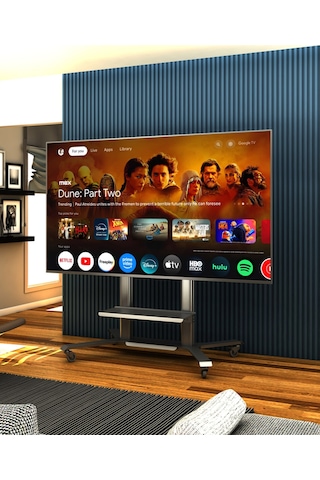 Cletech Raflı LCD TV / Monitör / Akıllı Tahta Ekranı Sehpası 55” – 86”