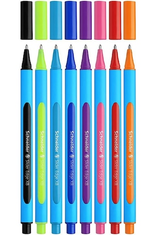 Slider Edge Xb Tükenmez Kalem 8 Renk Standlı 1 Paket Line-up 0.4 mm İnce Uçlu Keçeli Kalem 8 Renk 1 Paket