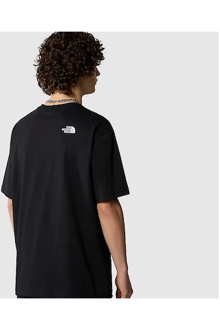 The North Face Essential Oversize Simple Dome Erkek T-shirt Siyah-siyah