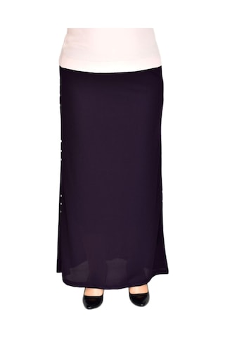 Kadın Lastikli Puntalı Dar Etek Waffle 001