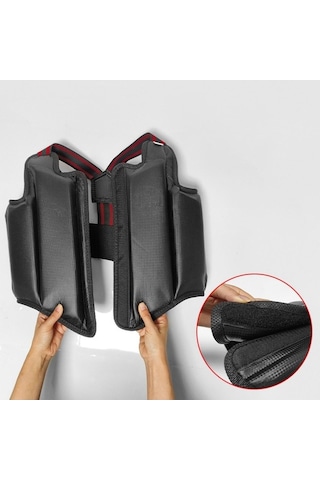 Pazly Suntek Profesyonel Karate Göğüs Koruyucu Mma Muay Thai L Siyah Siyah