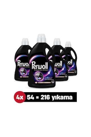 Perwoll Hassas Bakım Sıvı Çamaşır Deterjanı Siyah Yenileme 4 x 2970 ML 200 Yıkama