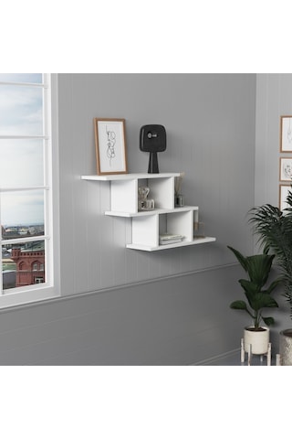 Funda Duvar Rafı Beyaz