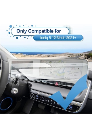 Hyundai Ioniq 5 2022-2025 Büyük Bilgi Ekranı 9h Nano Ekran Koruyucu