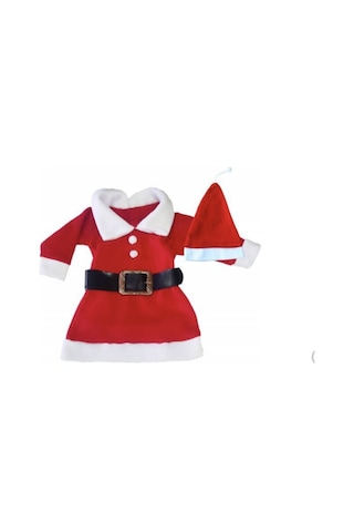 Kokosh Kidss Kız Çocuk Noel Elbisesi Christmas Kırmızı
