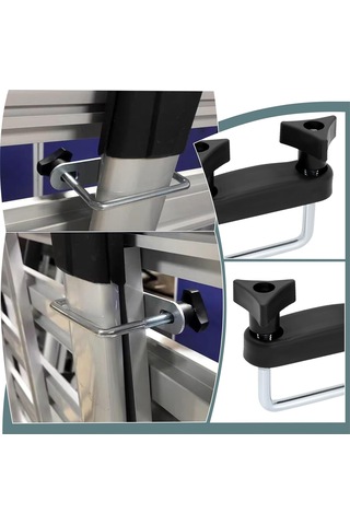 Tavan Kutusu Braketleri U Şeklinde Kelepçeler Tavan Montaj Kelepçesi Bagaj Rafı Aksesuarları Tavan Rafı Desteği Tavan Rafı Aksesuarları