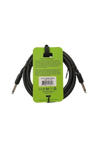 Kirlin Ic-241bk Gitar Kablosu 3 Metre Enstruman Kablosu 24 Awg Pro Audio Cable