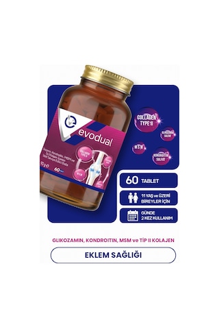 Evopharma Glukozamin , Kondroitin, Msm Ve Tip Iı Kolajen İçeren Takviye Edici Gıda