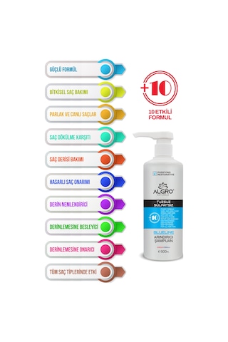 Algro Blueline Tuzsuz Saç Bakım Şampuanı 500 ML