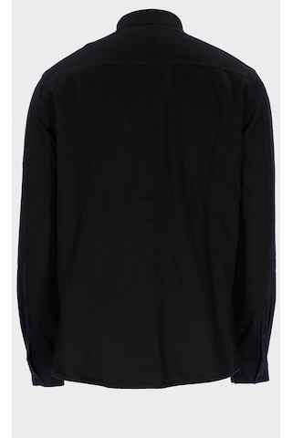 Erkek Hakim Yaka Regular Fit Jean Gömlek C 4553-087 Siyah