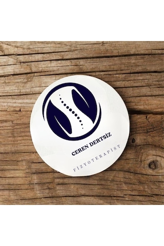 Fizyoterapistlere Özel 2 Li Mdf Bardak Altlığı Seti Çok Renkli