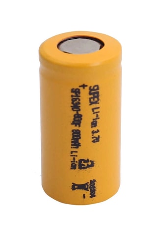 Supex 16340 3.7v 800mah Li-ion Şarjlı Pil Başsız