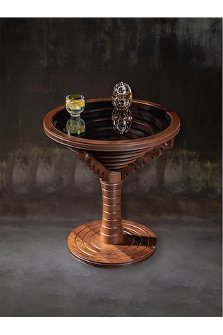 Galaxy Yan Sehpa Koltuk Sehpası Cam Sehpa