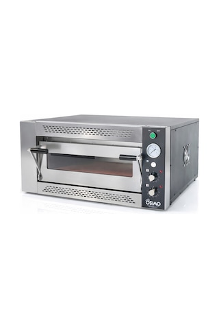 Tek Katlı Elektrikli Pizza Ve Lahmacun Fırını 5 Pizza Kapasitesi 5x25cm 380v Uyumlu