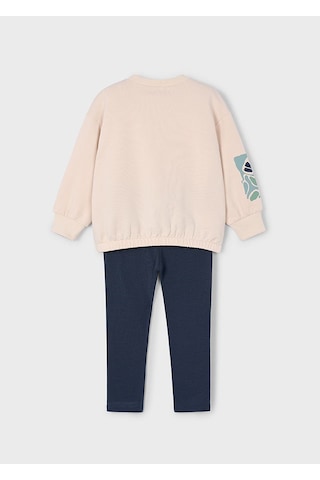 Mayoral 4726-52 Kız Çocuk Ekru-indigo Taytlı Takım Ekru - İndigo