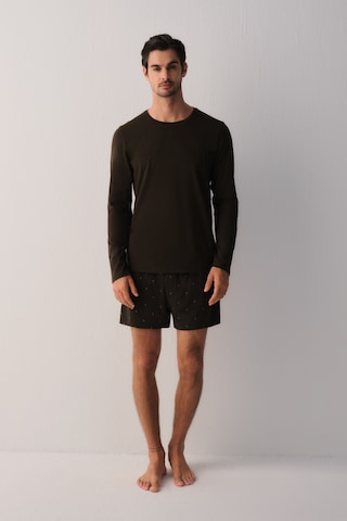 Suwen Casual Essentials Erkek Uzun Kollu T-shirt Sh27409607s187 Haki