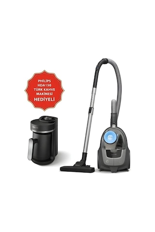 Philips XB2142/10 Toz Torbasız Süpürge + HDA150/161 Türk Kahve Makinesi