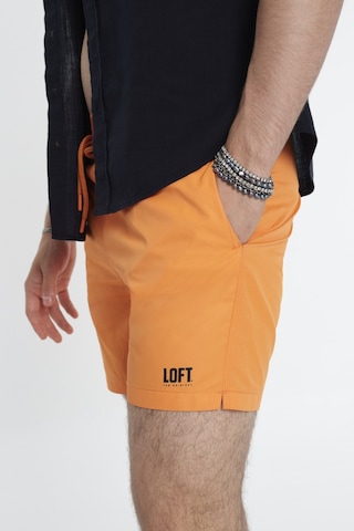 Regular Fit Erkek Deniz Şortu Turuncu