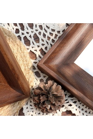 Novahub Kahverengi Ahşap 5-10 Inç Genişletilmiş Çerçeve, Düğün/fotoğraf Dekorasyonu İçin Çift Kullanımlı Modeller