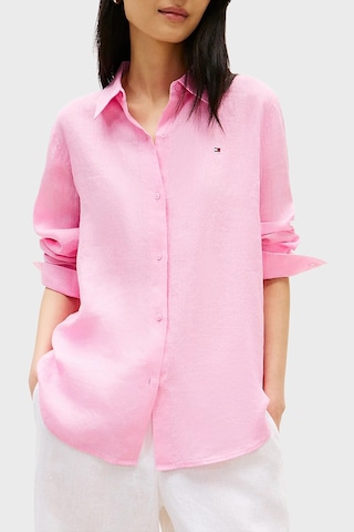 Tommy Hilfiger Bayan Gömlek Ww0ww44679 Tor Pembe