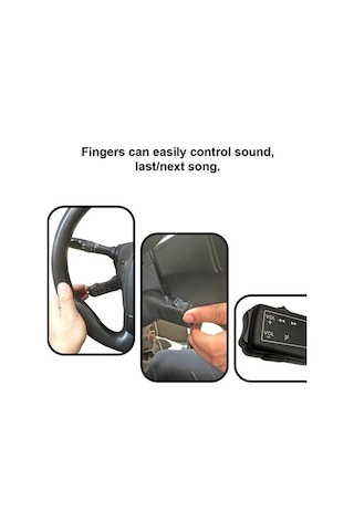 Funtree Redeark Evrensel Kumanda Kontrol Direksiyon Cihazı, 1.1m Kablo, Nh, Bağlantılı Araç, 5 Fonksiyonlu Düğme