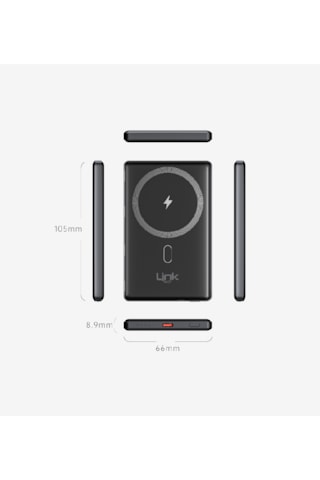 Linktech Wp15 15w 5000mah Magsafe İnce Powerbank