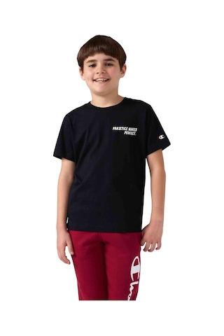 Champion Champıon Erkek Çocuk T-shırt 307284-kk002 Siyah