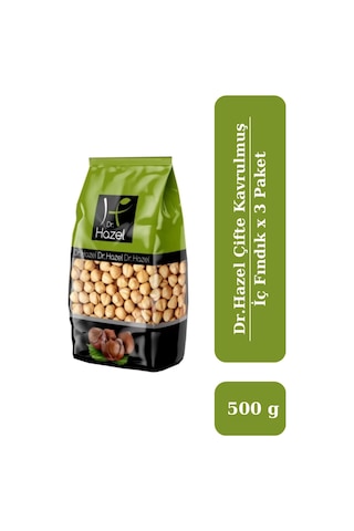 Drhazel Çifte Kavrulmuş İç Fındık 500 G X 3 Paket 500 G