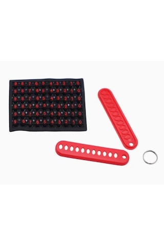 Mini Anahtarlık, Çanta, Araba İçin Çok Amaçlı Numaratör 2